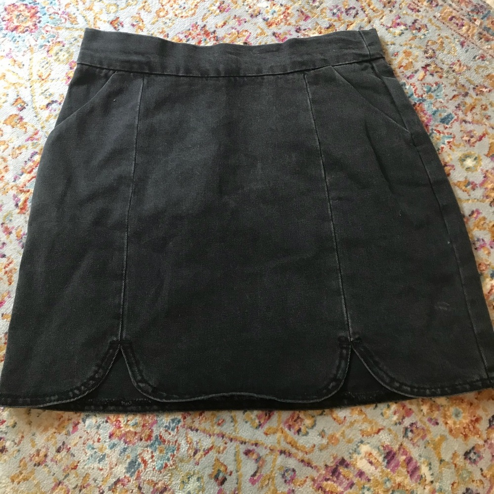Forever 21 Black Denim Skirt